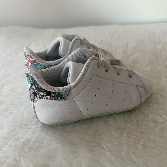 SOLD!!Adidas Stan Smith Baby Crib's Shoes White Size 3K. - Picture 4 of 7